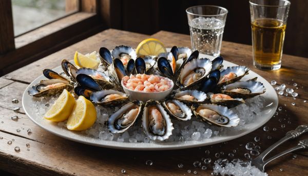 Déguster les délicieux fruits de mer de l Atlantique