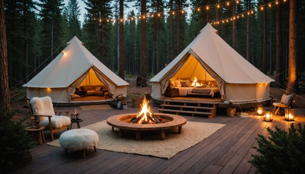 Le glamping allie le charme et le confort moderne