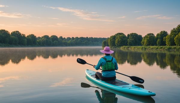 S initier au paddle sur les calmes rivières de Loire